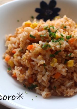 m炊飯器DE絶品ケチャップライス-レシピのメイン写真