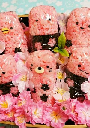 すみっこぐらしお花見バージョン-レシピのメイン写真