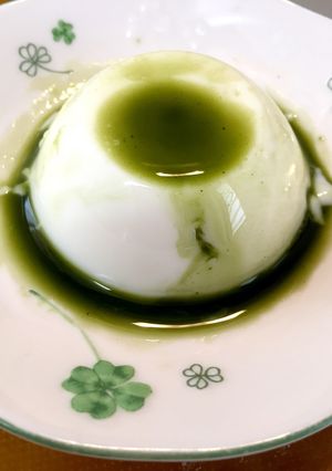 牛乳かん抹茶ソース添え-レシピのメイン写真