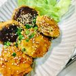 しいたけの肉詰め味噌てりやき