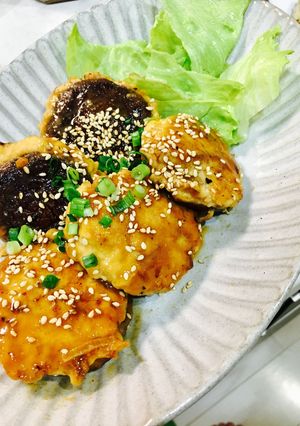 しいたけの肉詰め味噌てりやき-レシピのメイン写真