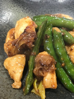 スナップエンドウと鶏の炒物【JA福岡市】-レシピのメイン写真