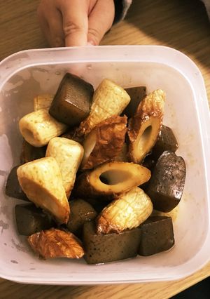 作り置きにこんにゃくとちくわの甘辛-レシピのメイン写真