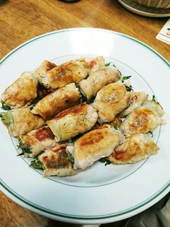 椎茸とわさび菜の豚肉巻き☆-レシピのメイン写真