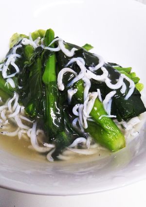 菜の花のステーキ♡しらす餡ソースを添えて-レシピのメイン写真