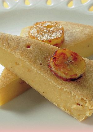 バナナの焼きチーズケーキ-レシピのメイン写真