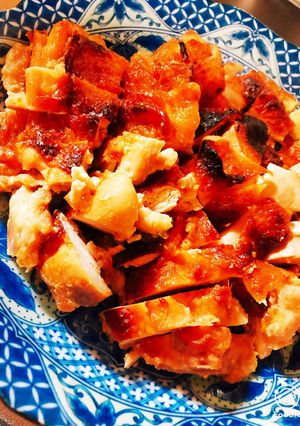 皮パリパリ!鶏のはちみつ味噌焼き-レシピのメイン写真