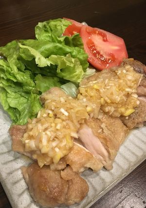鶏肉のコクネギ味噌だれ-レシピのメイン写真