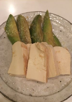豆腐とアボカドの味噌漬け〜味噌汁-レシピのメイン写真
