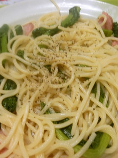 菜花(なばな)とソーセージのスパゲッティ-レシピのメイン写真