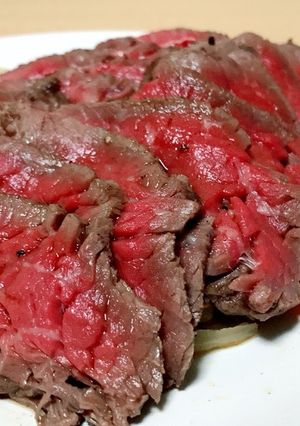 簡単フライパンでローストビーフ-レシピのメイン写真