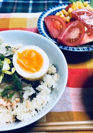 鮭とレモンの炊き込みご飯-レシピのメイン写真