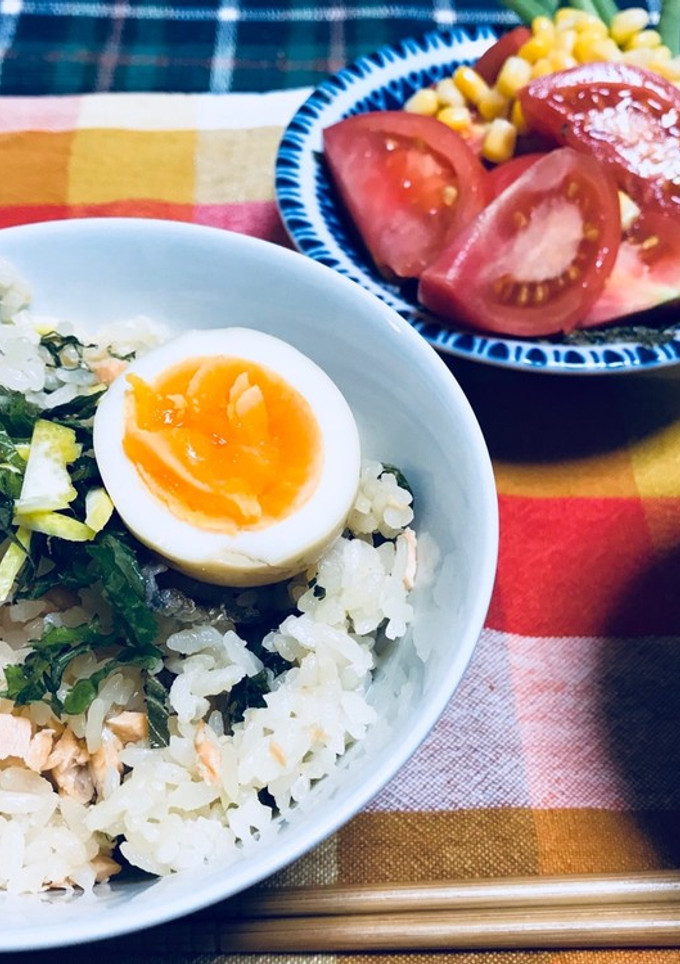 鮭とレモンの炊き込みご飯-レシピのメイン写真