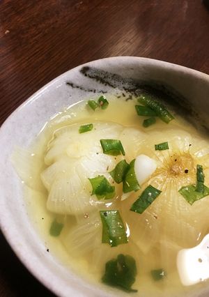甘くて美味しい新玉の簡単スープ-レシピのメイン写真