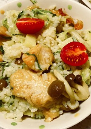 鶏むね 簡単リゾット-レシピのメイン写真