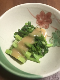 セリの味噌だれ和え-レシピのメイン写真