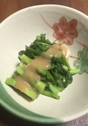 セリの味噌だれ和え-レシピのメイン写真