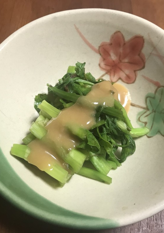 セリの味噌だれ和え-レシピのメイン写真