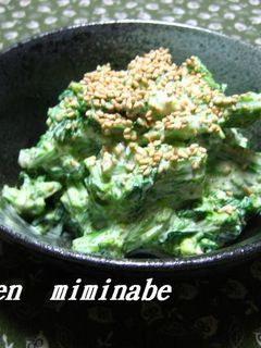 菜の花のからしマヨ和え-レシピのメイン写真