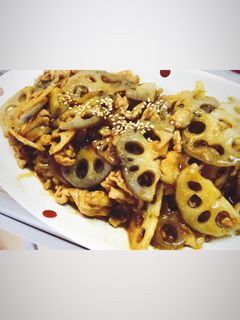豚こまとれんこんのにんにく炒め-レシピのメイン写真