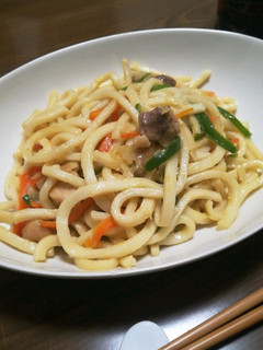 液みそあらだしのみそバター焼きうどん-レシピのメイン写真