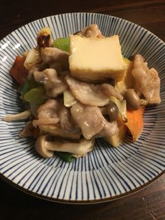 豚肉と厚揚げの味噌炒め-レシピのメイン写真