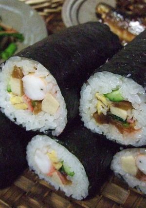 ☆恵方巻き(巻き寿司)寿司飯のつくりかた-レシピのメイン写真