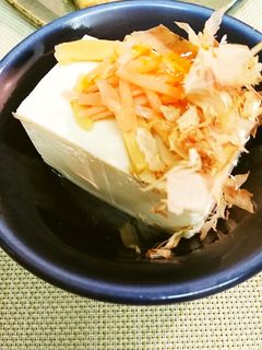 メンマ・紅生姜やっこ-レシピのメイン写真