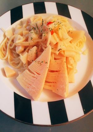 筍のペペロンチーノパスタ*˙︶˙*)ﾉ"-レシピのメイン写真