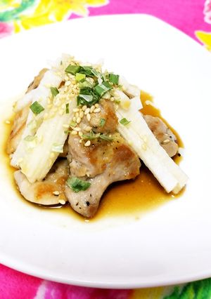 鶏もも肉の塩味ポン酢掛け♡ヘルシー簡単♪-レシピのメイン写真