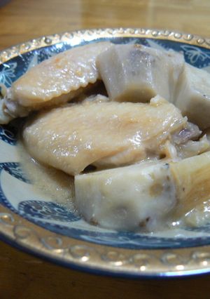 鶏手羽先と里芋の味噌煮-レシピのメイン写真