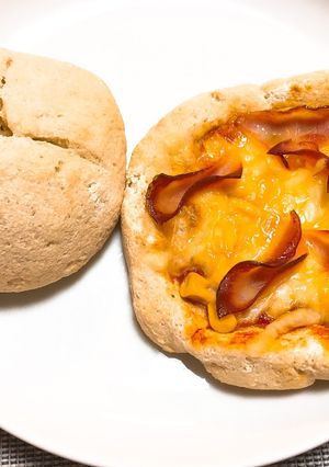 発酵なしノンエッグ低カロリー惣菜パン-レシピのメイン写真