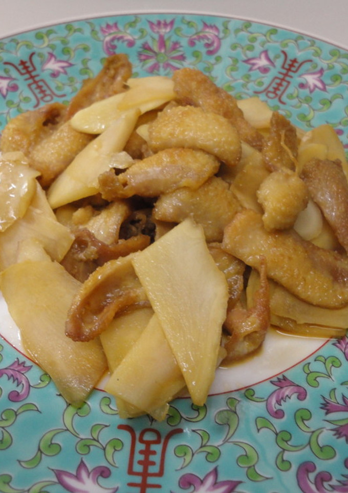 新しょうがと鶏皮の炒め♪-レシピのメイン写真