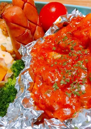お弁当に!簡単絶品!トマトチキン☆-レシピのメイン写真