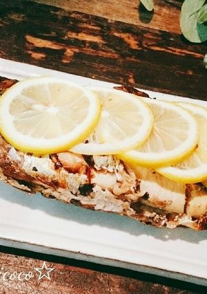 ♡焼き魚には輪切りレモン♡-レシピのメイン写真