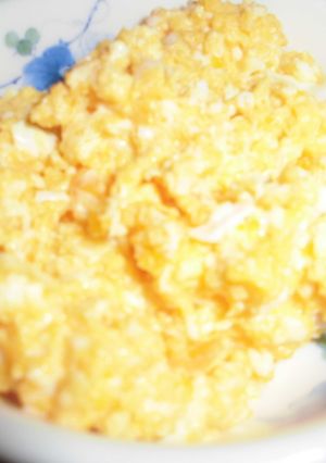 味噌味の炒り卵-レシピのメイン写真