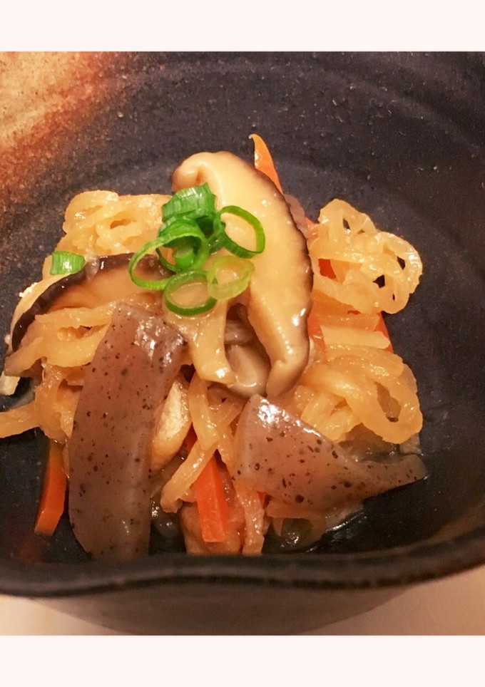 本日のお通し②切り干し大根の煮物-レシピのメイン写真