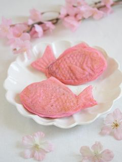 * 桜咲く ♡ めでたい焼き♪-レシピのメイン写真