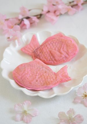 * 桜咲く ♡ めでたい焼き♪-レシピのメイン写真