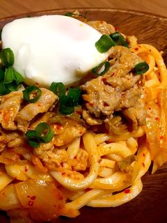 キムチ焼うどん-レシピのメイン写真