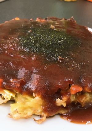広島県民の野菜たっぷり！簡単お好み焼-レシピのメイン写真