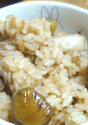 甘栗でカンタン栗ご飯っ！-レシピのメイン写真