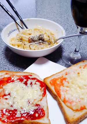 うどんでカルボナーラ-レシピのメイン写真