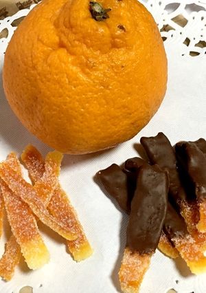 デコポンのピール&チョコピール-レシピのメイン写真