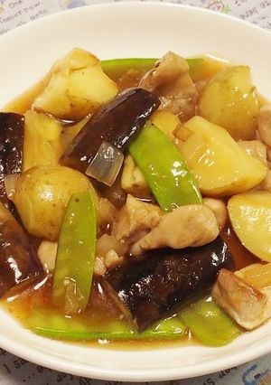じゃがなす鶏照り焼き-レシピのメイン写真