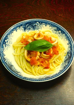 イカのパスタペスカトーレ簡単やわらか・おいしい！-レシピのメイン写真
