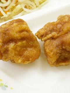南房総市給食◆鶏肉の甘がらめ-レシピのメイン写真