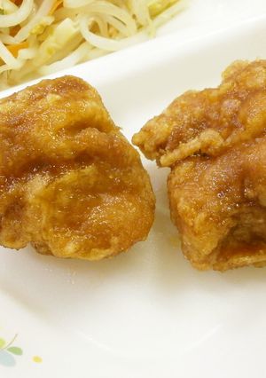 南房総市給食◆鶏肉の甘がらめ-レシピのメイン写真