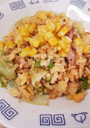 チャッチャッと味噌レタスチャーハン-レシピのメイン写真