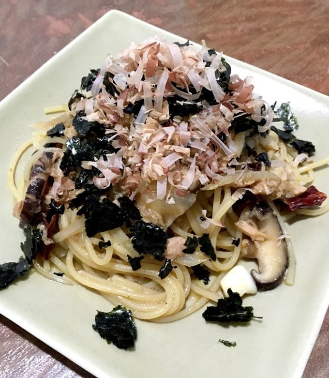 ツナの和風パスタ-レシピのメイン写真